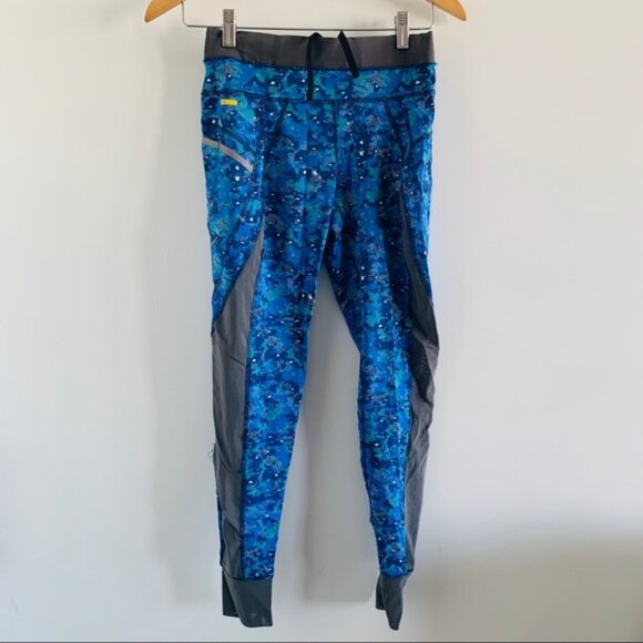 Lole High Waisted Blue Camo Pants - Picture 4 of 7